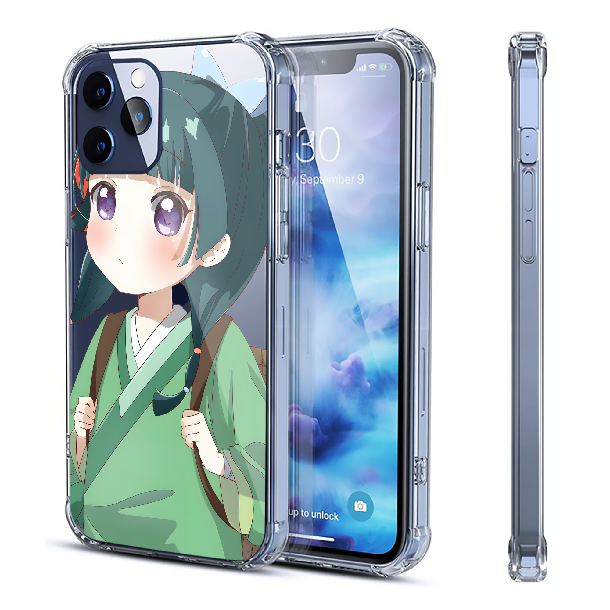 （画像用） 薬屋のひとりごと The Apothecary Diaries 【iPhone 12シリーズ対応】透明スマホケース（クリアソフトケース）
